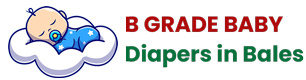 Baby Diapers in Bales
